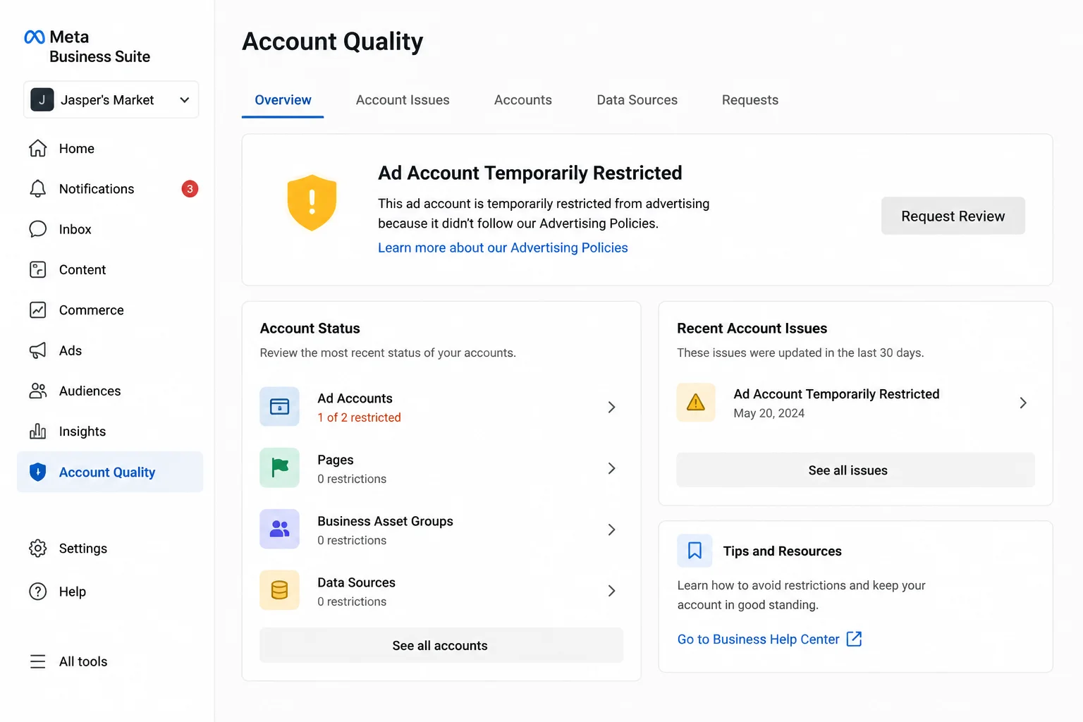 Ad Account Disabled: How to Confirm the Type of Restriction